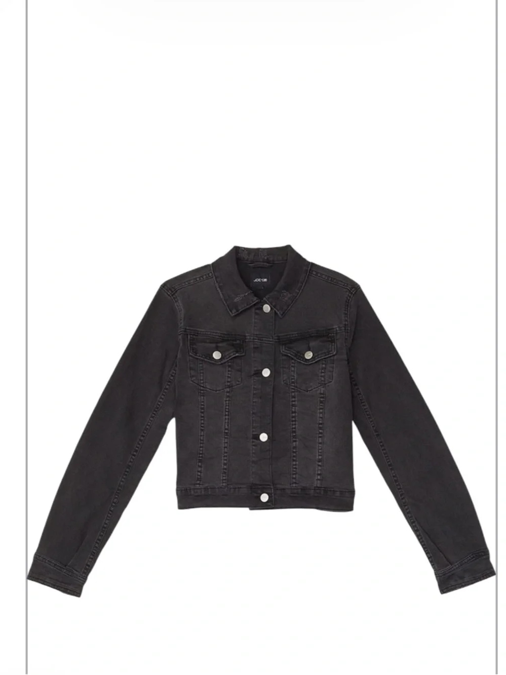 JOE’S JEANS girls Distressed Onyx Denim Jacket